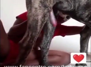 True zoo XXX masterpiece with a stacked gal